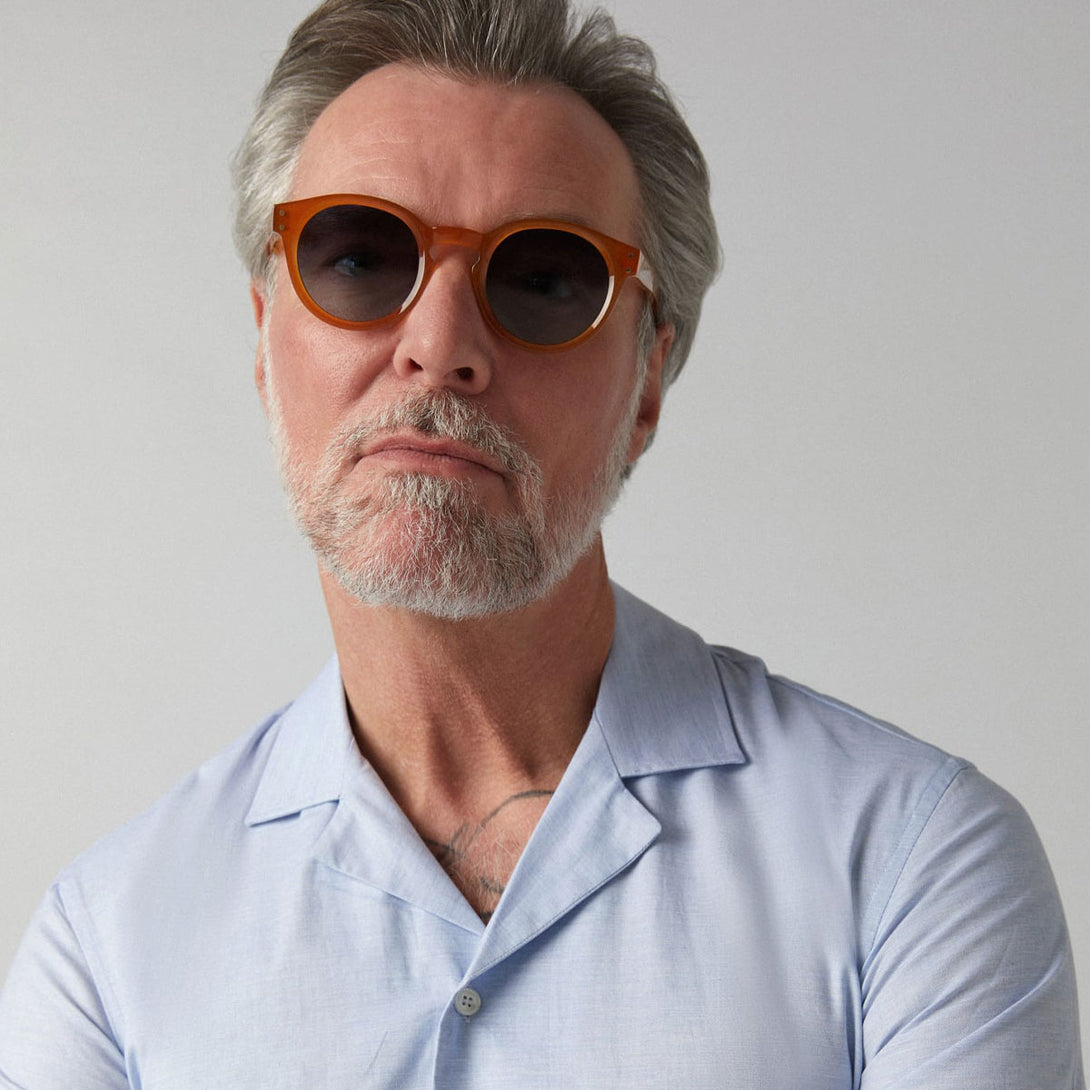 modelo masculino con gafas KALEOS KA FIGOWITZ frontal